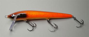 NILS MASTER INVINCIBLE SHALLOW Wobbler schwimmend, 15 cm, Farbe: 274 Black Head Orange Copper Gold, Gewicht: 20 Gramm